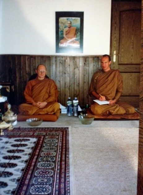Ajahn Tiradhammo & John Barter 1992 Dhamma Pala Switzerland