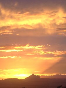 Sunset over Ratanagiri